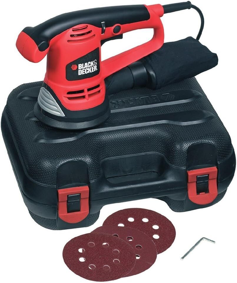 BLACK+DECKER KA191EK-QS 480W 125 mm Eksantrik Zımpara
