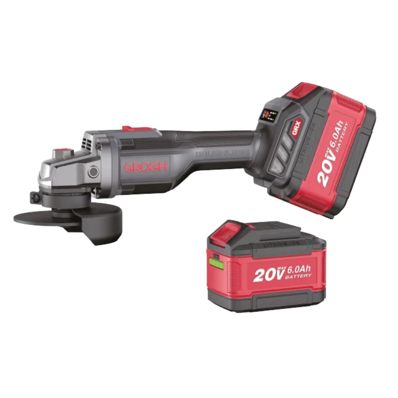 GROGH GRX2055-6 BMC 20V 6 Ah 125 mm Avuç Taşlama