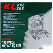 KLPRO KLUS100A 100 Parça Matkap ve Vidalama Uç Seti