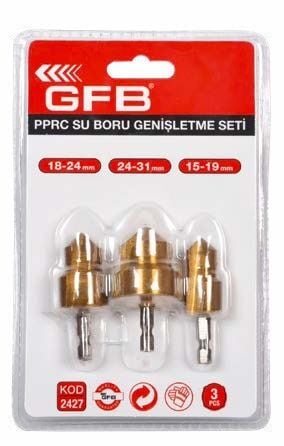 GFB 2427 Kademeli Saç Delme Ucu (Step Drill) Bits Saplı