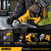 DEWALT DCS496N-XJ 18V XR Metal Ofset Makası (Aküsüz)