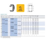 IKO RNA 4906 35x47x17 mm İğneli Rulman