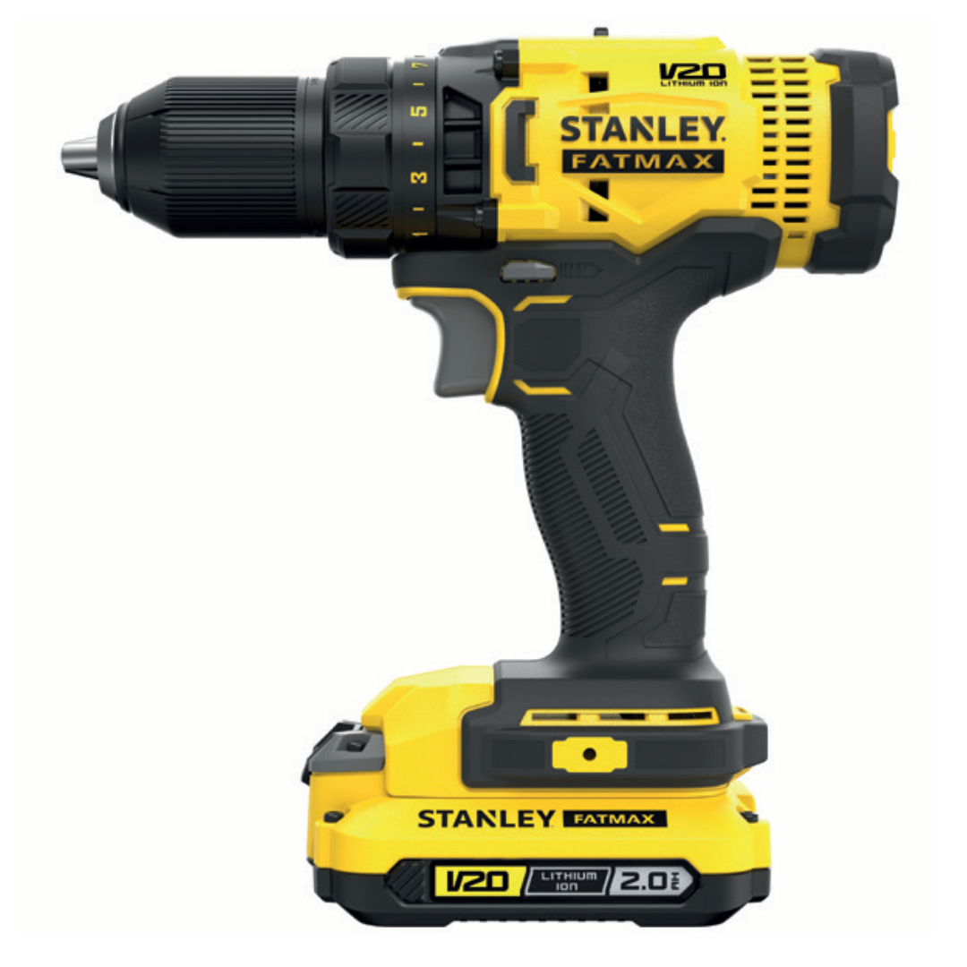 Stanley SCD700D2K-TR 18V 2.0AH V20 Çift Akülü Matkap