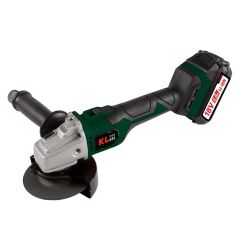 KLPRO KLAT18BS 18V Şarjlı 115 mm Kömürsüz  Avuç Taşlama 5.0 Ah (2 x KLA1850 Batarya ve 1 x 4.5 A Şarj Cihazı)