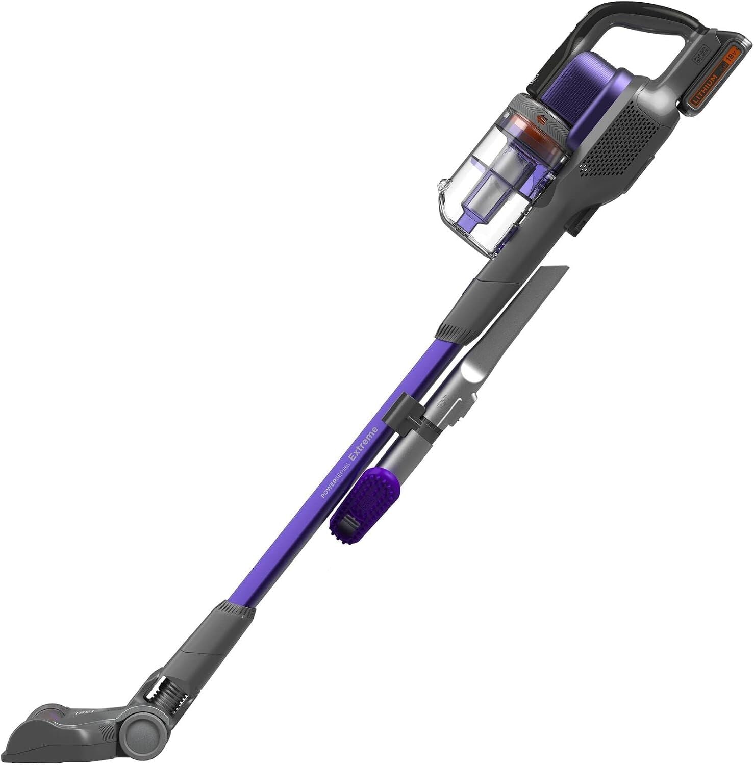 BLACK+DECKER BDPSE1815P-QW 18V Pet Şarjlı Dikey Süpürge