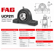FAG UCP211 Yataklı Rulman