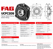 FAG UCFC209 Yataklı Rulman