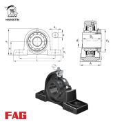 FAG UKP208 Yataklı Rulman