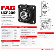 FAG UCF209 Yataklı Rulman