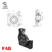 FAG UCF209 Yataklı Rulman