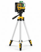 DEWALT DCLE14361GB-XJ 3x360° Yeşil Lazer + Tripod