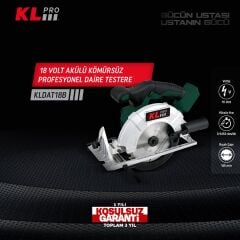KLPRO KLDAT18B 18V Şarjlı Profesyonel Daire Testere