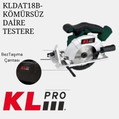 KLPRO KLDAT18B 18V Şarjlı Profesyonel Daire Testere Tek Makine ( Aküsüz)