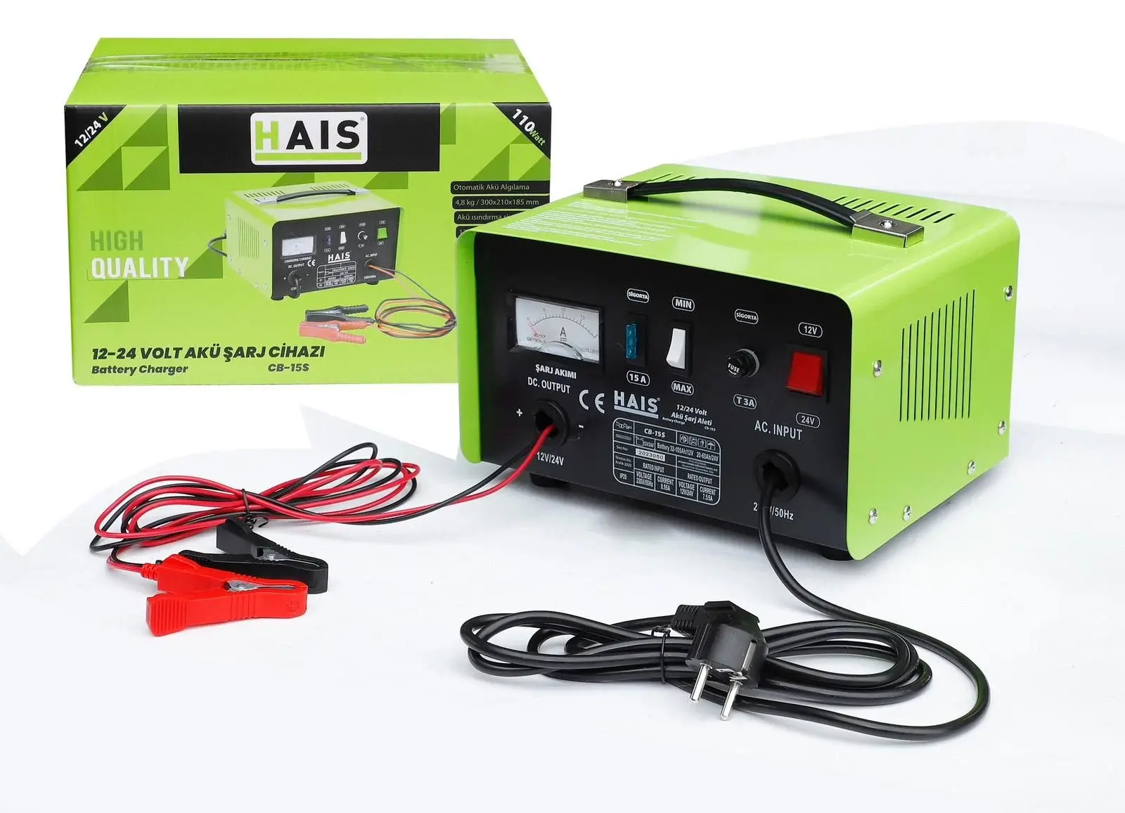Hais 12 - 24 Volt Akü Şarj Cihazı
