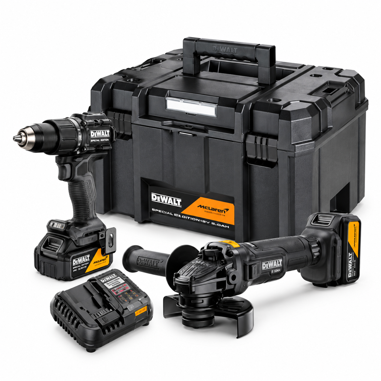 DeWALT DCK2223MP2T-QW McLaren 18V XR 5Ah İkili Set
