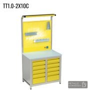 Metalle TT1.0-2X10C 1 Metre 10 Çekmece Takım Tezgahı