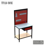 Metalle TT1.0-1X1C 1 Metre Tek Çekmeceli Takım Tezgahı