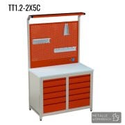 Metalle TT1.2-2X5C 1,20 Mt 10 Çekmece Takım Tezgahı