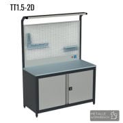 Metalle TT1.5-2D 1,5 Mt 2 Dolap Takım Tezgahı