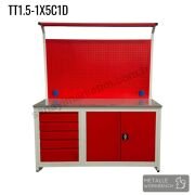 Metalle TT1.5-1X5C1D 1,5 Mt 5 Çekmece 1 Dolap Takım Tezgahı