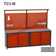 Metalle TT2.5-4D 2,5 Mt 4 Dolap Takım Tezgahı