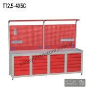 Metalle TT2.5-4X5C 2,5 Mt 20 Çekmece Takım Tezgahı