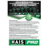 HaisPro RB-DB2102 21V Kömürsüz Darbeli Vidalama Matkap Tek Makine (Aküsüz)