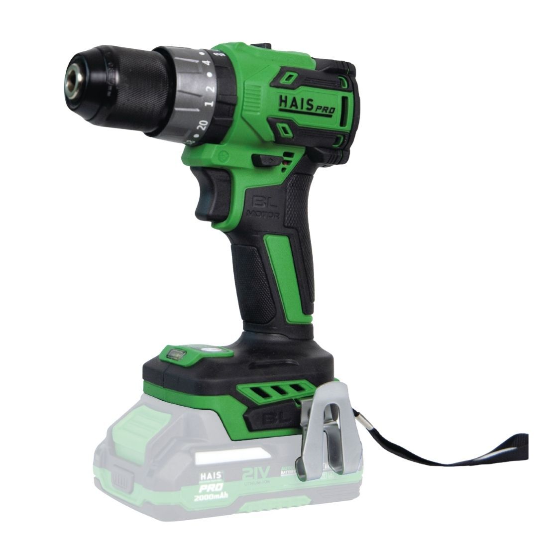 HaisPro RB-DB2102 21V Kömürsüz Darbeli Vidalama Matkap Tek Makine (Aküsüz)