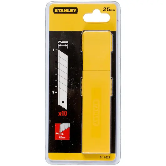 STANLEY FATMAX Maket Bıçağı Yedeği 110X25MM 10'lu Paket 0-11-325