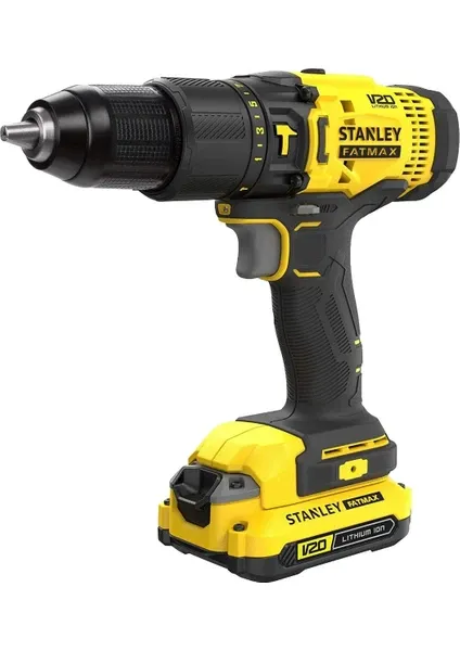 Stanley SCD718D2K-TR 18V V20 Çift Akülü Darbeli Matkap