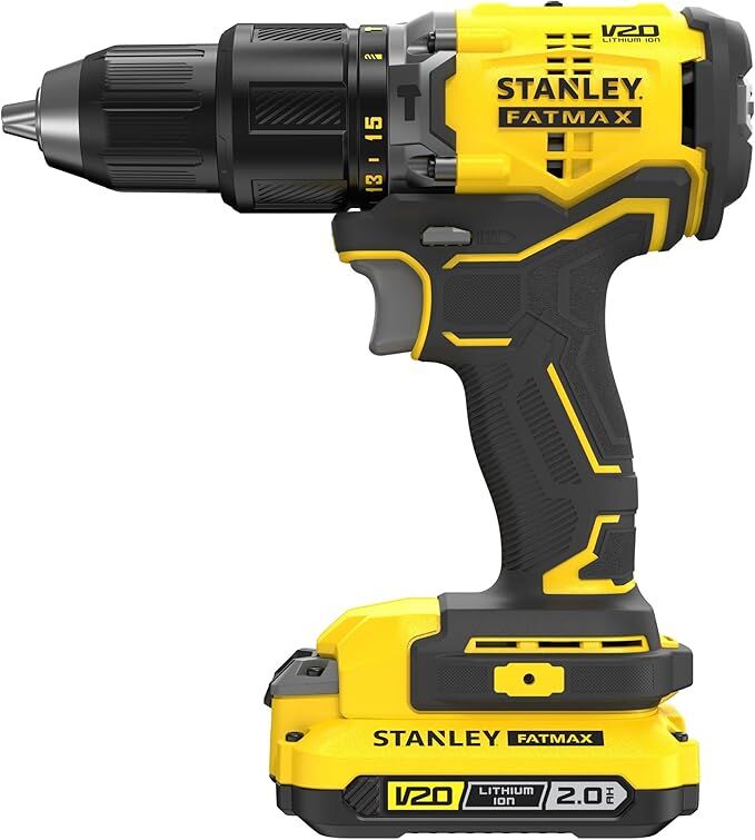 Stanley SBD715D2K-TR 18V 2.0Ah Çift Akülü Kömürsüz Darbeli Matkap