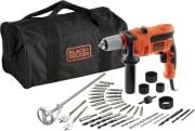 Black+Decker BEH710SA40 710 Watt Darbeli Matkap+40 Parça Aksesuar Seti