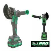 HaisPro JM-125A 21V 4.0Ah Çift Akülü Kömürsüz 125MM Avuç Taşlama