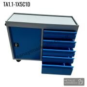 Metalle TA1.1-1X5C1D 10 Çekmece Tavalı Çalışma Masası