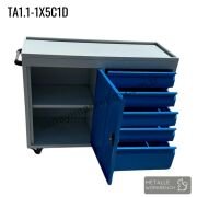 Metalle TA1.1-1X5C1D 10 Çekmece Tavalı Çalışma Masası