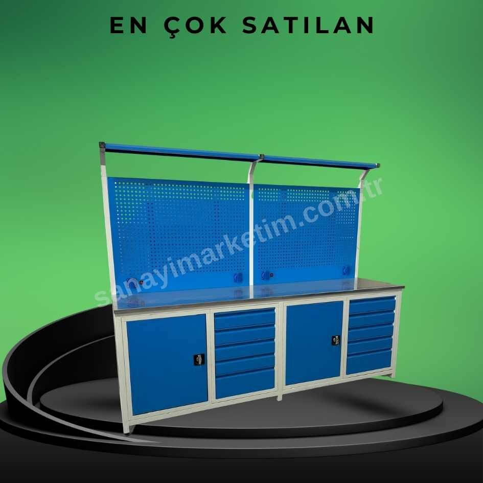 Metalle TT2.5-2X5C2D 2,5 Mt 10 Çekmece 2 Dolap Takım Tezgahı