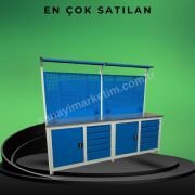 Metalle TT2.5-2X5C2D 2,5 Mt 10 Çekmece 2 Dolap Takım Tezgahı