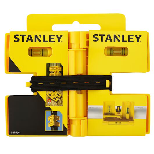 STANLEY 0-47-720 Katlanır Mıknatıslı Mini Köşe Su Terazisi