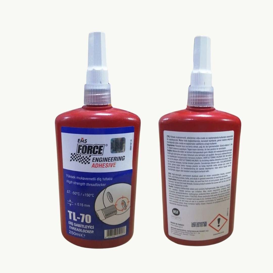 Emc Force TL-70 Yüksek Mukavemetli Civata Sabitleyici 250 Ml