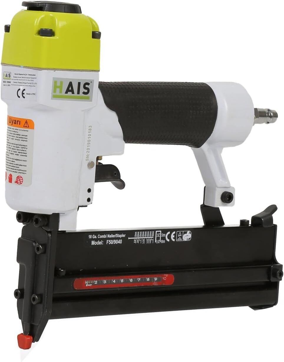 Hais F50/9040N Profesyonel Havalı Çivi ve Zımba Çakma Makinesi