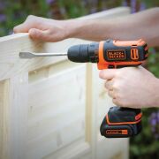 Black+Decker BDCDD12BAFC 10.8V 1.5Ah Çift Akülü 26nm Şarjlı Matkap