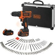 Black+Decker BDCDD12BAFC 10.8V 1.5Ah Çift Akülü 26nm Şarjlı Matkap