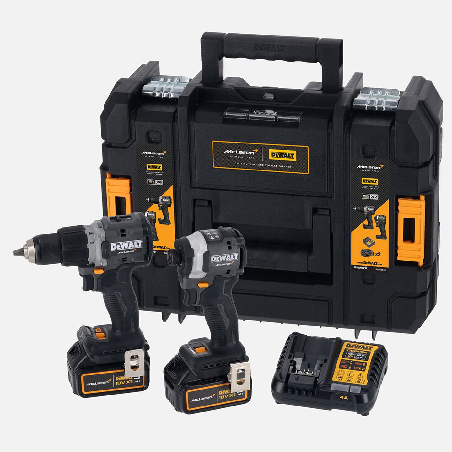 Dewalt DCK200MP2T X McLaren 18V XR 5.0 Ah. 2 Akülü Vidalama Makine