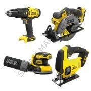 Stanley SFMCK412MDS 18V 4 lü Ağaç İşleri Seti