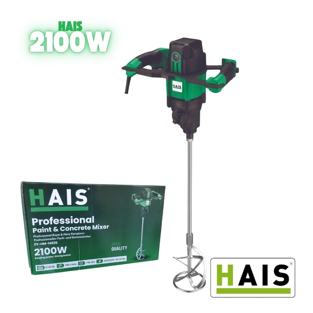 Hais ZY-HM-1401S 2100Watt Boya Ve Harç Karıştırıcı