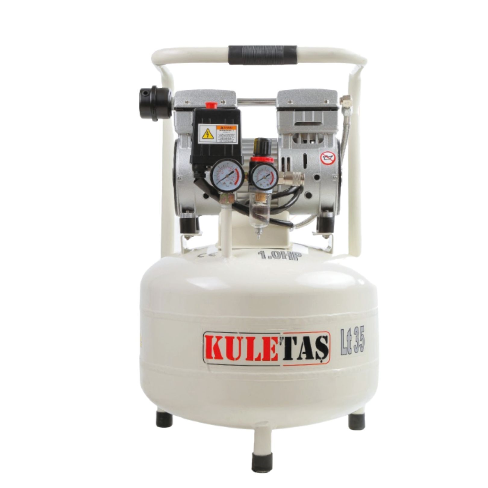 Kuletaş 35 lt 1Hp 8 Bar Sessiz Hava Kompresörü