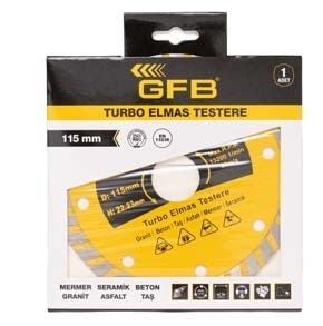 GFB 2386 Mermer Granit Kesici Elmas Testere 180 mm
