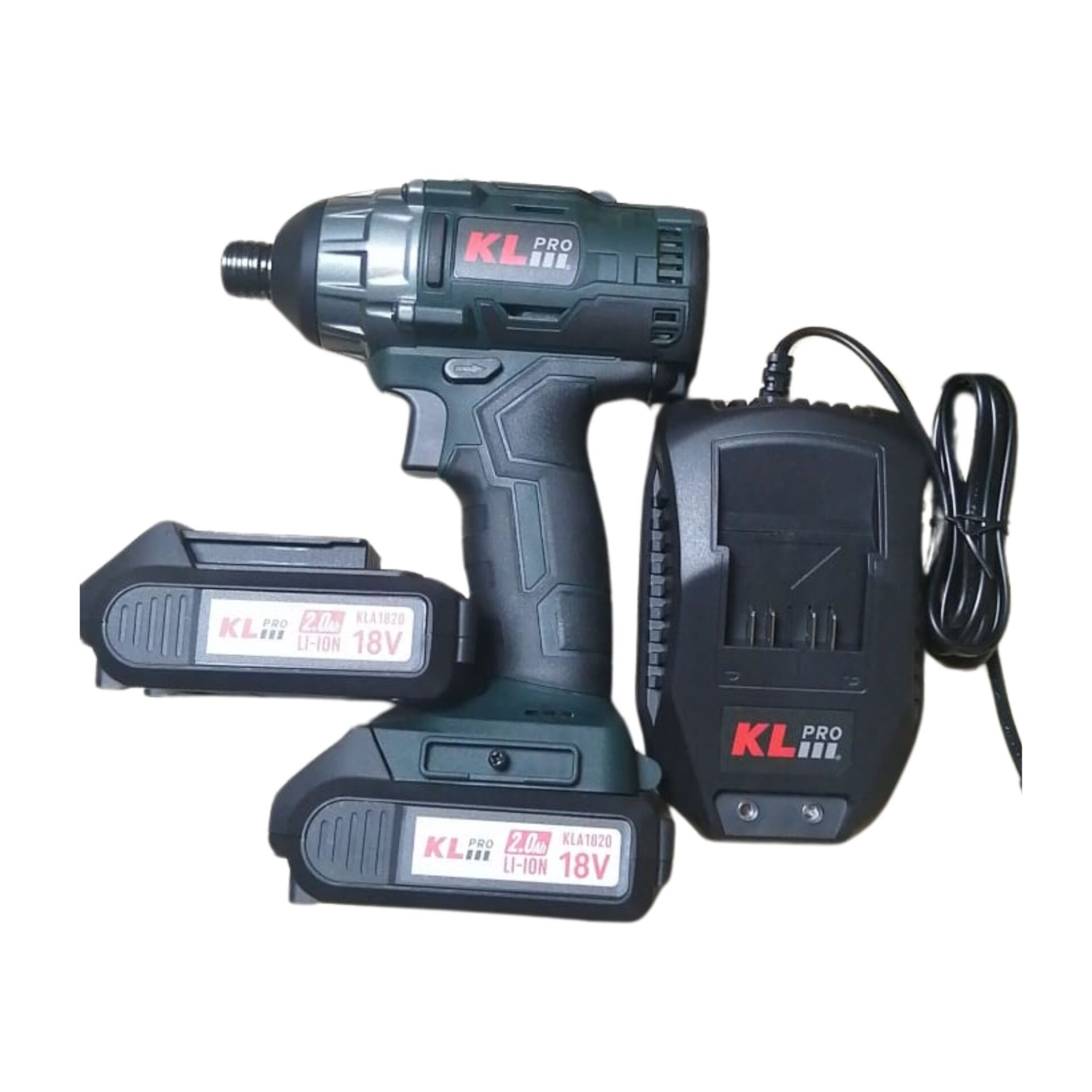KLPRO KLDV18B-20 18V 2.0 Ah Çift Akülü Kömürsüz  Darbeli Vidalama