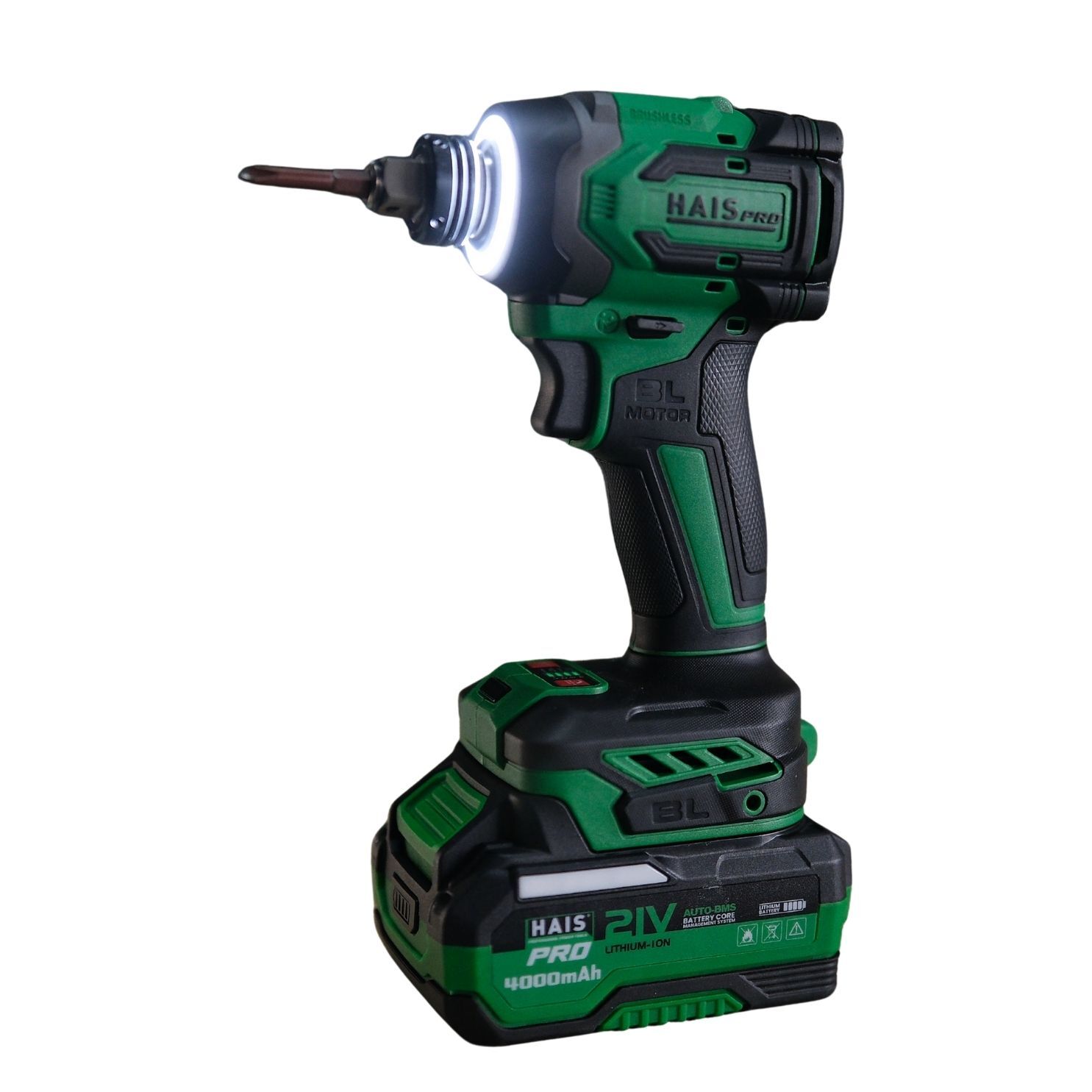 HaisPro RB-SD2108W 21V 4.0Ah Çift Akülü Kömürsüz Darbeli