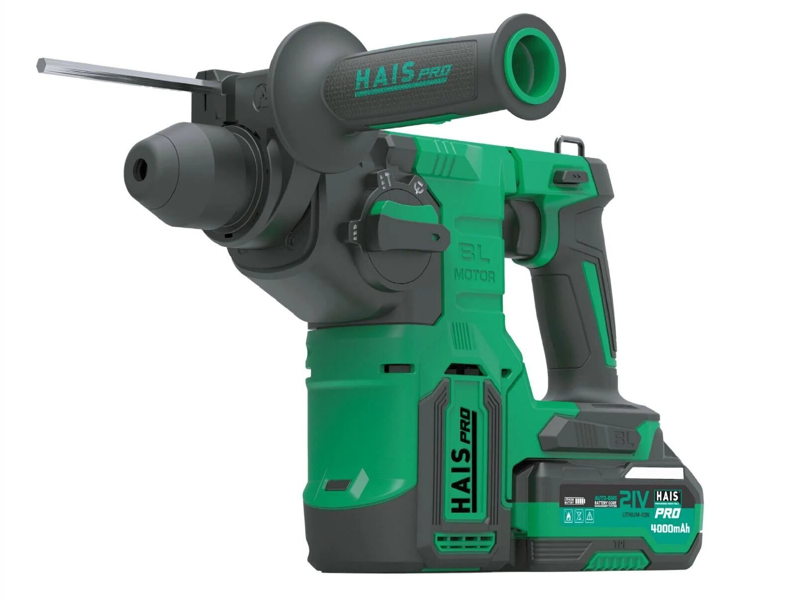 HaisPro RB-BH26 21V 4.0Ah 3,2 J Akülü Kırıcı Delici